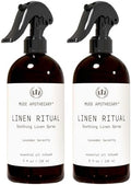 Muse Apothecary Linen Ritual - Aromatic, Soothing, and Relaxing Linen Spray for Bedding, Laundry and Fabric Spray Freshener - Infused with Aromatherapy Essential Oils - Lavender Serenity
