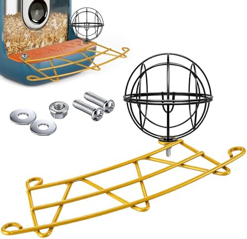 Metal Perch Extender & Suet Ball Holder Compatible with Bird Buddy Feeder
