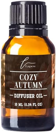 Lapew Diffuser Oil | Hotel-Inspired Fragrance Oil for Ultrasonic & Waterless Diffusers | 0.34 fl oz | Cozy Autumn