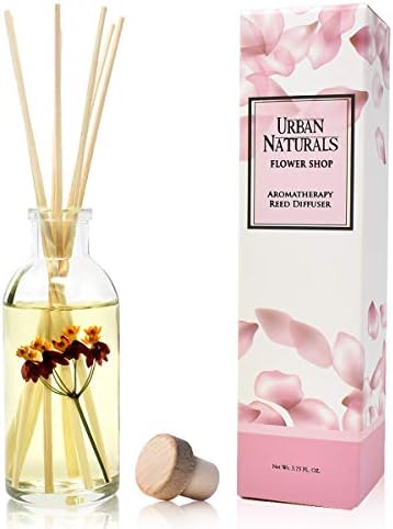 Urban Naturals Reed Diffuser Set, Flower Shop - Bathroom Shelf Décor