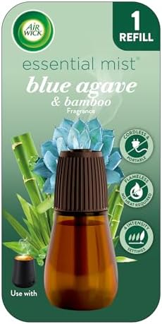 Air Wick Essential Mist Diffuser Oil Refill, Blue Agave & Bamboo, 1ct