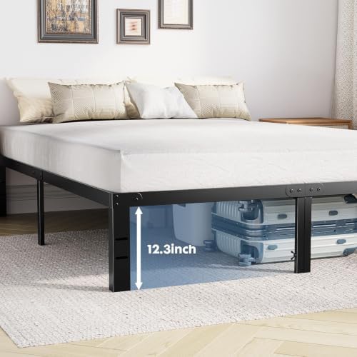 DUMOS King Bed Frames, 14 Inch Height Metal Platform Bed Frame