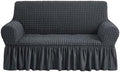 NICEEC Loveseat Covers Washable Love Seat Couch Covers Slipcover with Skirt