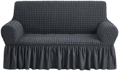 NICEEC Loveseat Covers Washable Love Seat Couch Covers Slipcover with Skirt