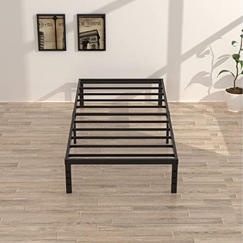 16 Inch Twin XL Bed Frames, Metal Platform Twin XL Bed Frame