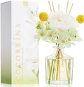 COCORRÍNA Reed Diffuser - Gardenia 8.5 Fl.oz Flower Reed Diffuser Set with 8 Sticks, Home Fragrance Reed Diffuser for Home Bedroom Office Bathroom Shelf Decor (Master Collection)