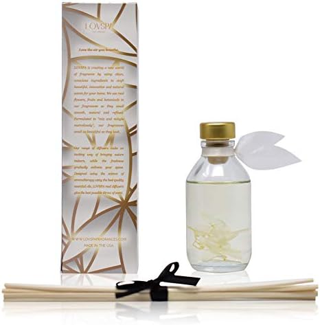 Reed Diffuser Set - Amber Romance Scented Diffuser with Sticks
