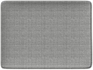 Spatial Order 24" Dinah Collection Storage Ottoman - Sage Mini Grid Pattern