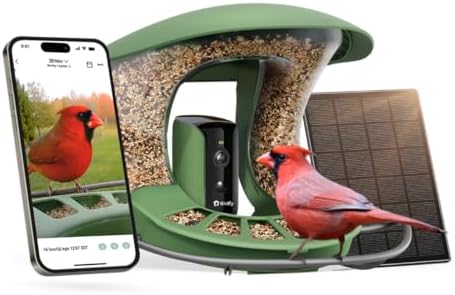 Birdfy 2 Smart Bird Feeder with Camera, 1080P HD for Outdoor Bird Watching