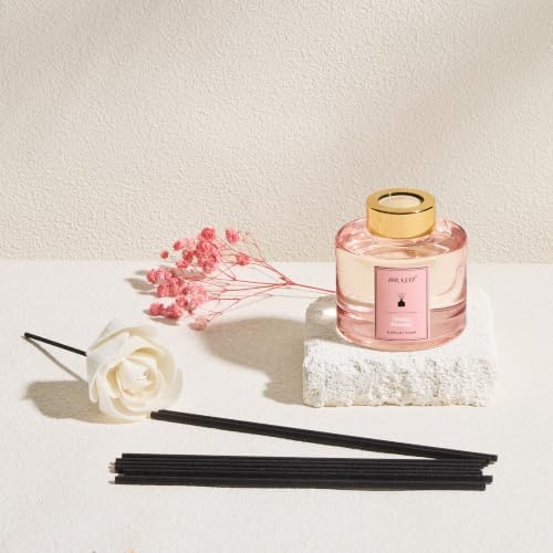 Airkeep Flower Reed Diffuser Set, Cherry Blossom Diffuser Set, 5.07 Fl.oz (150ml), Home Fragrance, Bathroom, Bedroom & Home Décor, Air Freshener