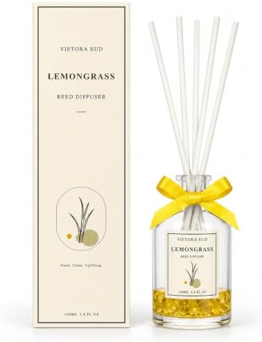 Lemongrass Reed Diffuser, Hotel Scent, 3.34 fl oz