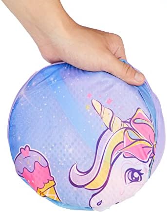 Idea Nuova JoJo Siwa Bow Unicorn Believe in Your Dreams Pop Up Hamper with Durable Carry Handles, 21'' H x 13.5'' W X 13.5'' L