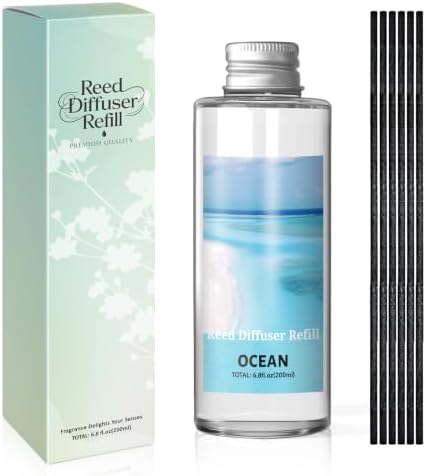 SCENTORINI Reed Diffuser Oil Refill Set, Ocean Diffuser Oil 6.76 Fl Oz