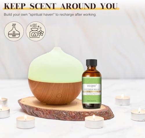 EUQEE Cucumber Melon Fragrance Oil for Laundry, Spray 2.02 Fl oz/ 60ml