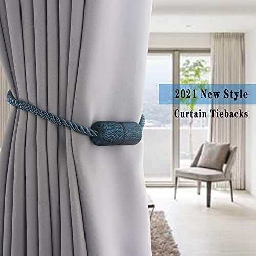 Magnetic Curtain Tiebacks Holdbacks Decorative Tie Backs for Windows Porlau