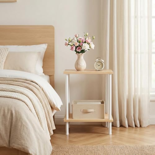 HOOBRO End Table, Small Side Table, Nightstand for Small Spaces