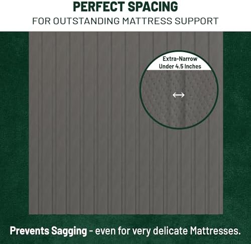 Wooden Full Bed Slats for Support Under Mattress with Cover – Replacement Wood Slats for Full Size Bed Frame – Under Mattress Support Without Extra Height – 2.38-Inch Standard Width