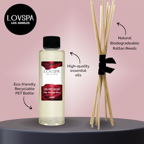 Fresh Cut Flowers Diffuser Oil - Luxury Essential Oils for Diffuser Refill & Air Freshener Room Spray - Long-Lasting & Natural Home Fragrance, Scented Oil for Diffusers, USA Made, 4oz