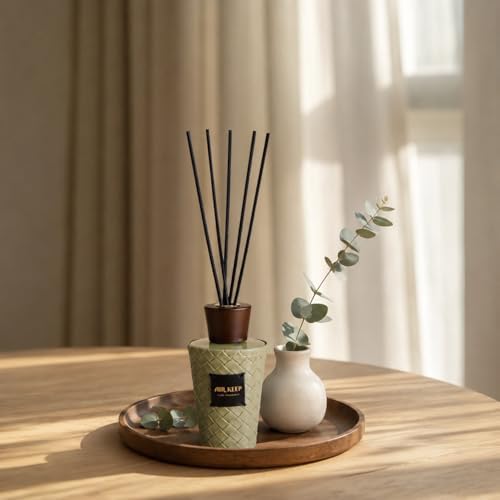 Airkeep Reed Diffuser for Home, Wild Mint & Eucalyptus, 5.1 fl oz (150 ml)