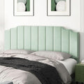 Befurtori King Size Headboard Only, Linen Wall Mount Headboard Sage Green