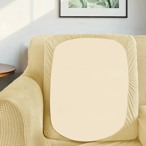 3 Pieces Stretch Couch Cover for 2 Cushion, Sofa, Beige