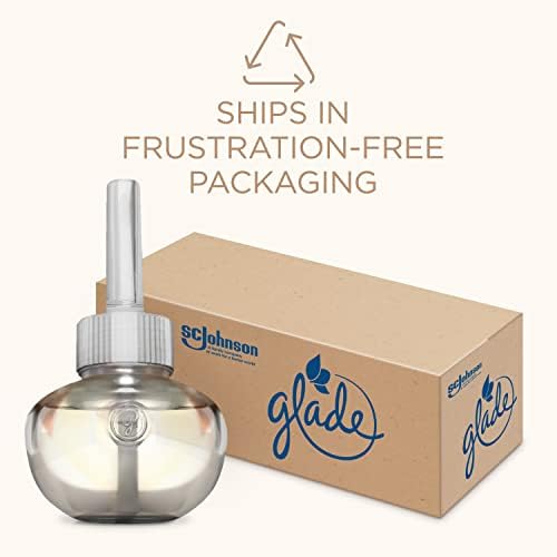 Glade PlugIns Refills Air Freshener, Scented and Essential Oils for Home and Bathroom, Clean Linen, 6.7 Fl Oz, 10 Count (Packaging May Vary) (Pack of 2)