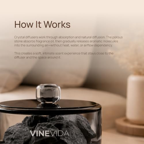 VINEVIDA Essential Oil Diffuser Stone | Passive Aroma Diffuser