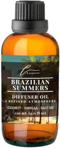 Lapew Brazilian Summers Waterless Diffuser Oil | Brazilian Waves Fragrance Oil for Nebulizer & Cold Air Diffusers | Scented Home Oil | 4.0 fl oz