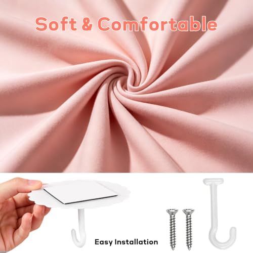 Princess Bed Canopy for Girls, Heavyweight Canopy Bed Curtains