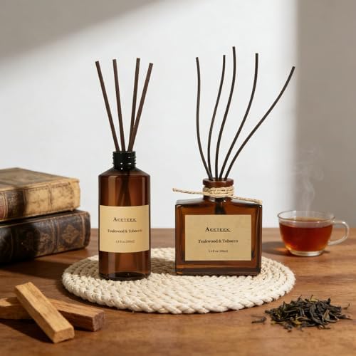 Reed Diffuser, Teakwood & Tobacco Essential Oil Refill