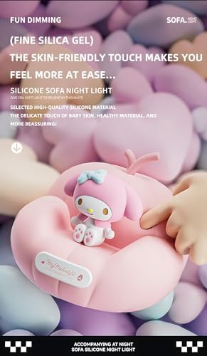 Cute Kitty Night Light, Cartoon dimmable sili Cone Children's Night Light, Long Battery Life, Rechargeable Kitty Light, Toddler Night Light, Gift for Boys and Girls(Light Pink KT)