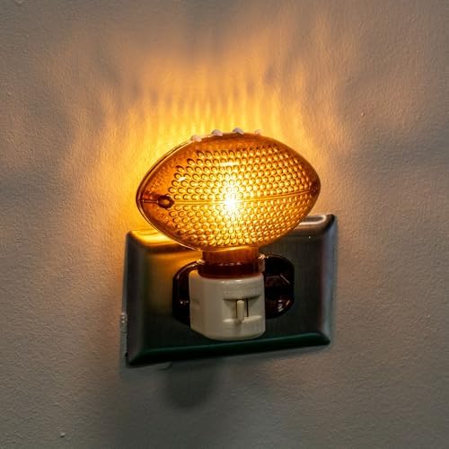 Novelty Lights LED Football Shape Sports Night Light with Swivel Plug
