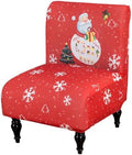 Accent Chair Cover Christmas Armless Chair Cover Slipper Chair Slipcover