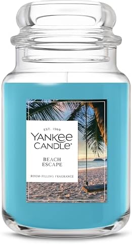 Yankee Candle Beach Escape Scented Candle, 22oz Large Jar