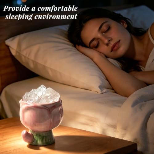 Tulip Crystal Stone Aroma Diffuser,Aromatherapy Diffuser：No Essential Oils