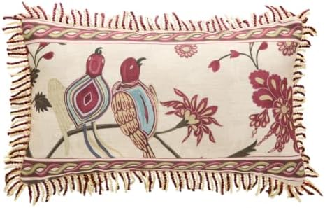patdrea Designer French Vintage Lumbar Throw Pillow Cover,12"x20"
