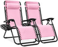 Best Choice Products Zero Gravity Chair Recliner, Bubblegum Pink