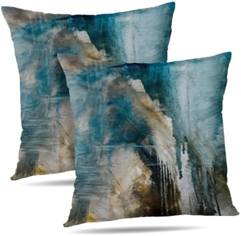 Throw Pillow Covers for Couch, 20x20 Inch, Set of 2, Taupe