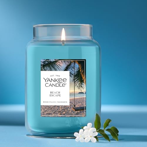 Yankee Candle Beach Escape Scented Candle, 22oz Large Jar