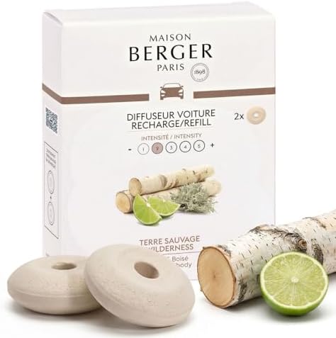 MAISON BERGER Car Diffuser Refill Set, Wilderness