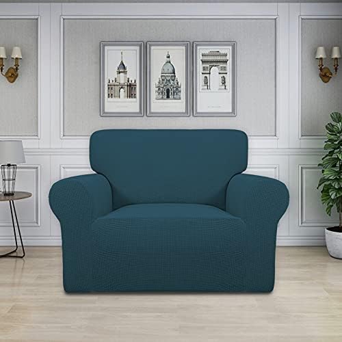 Easy-Going Stretch Oversized Chair Slipcover with Arm Washable Deep Teal