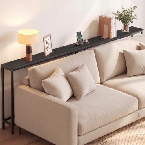VASAGLE 78.8" Console Table, Narrow Behind Couch Table with Outlet