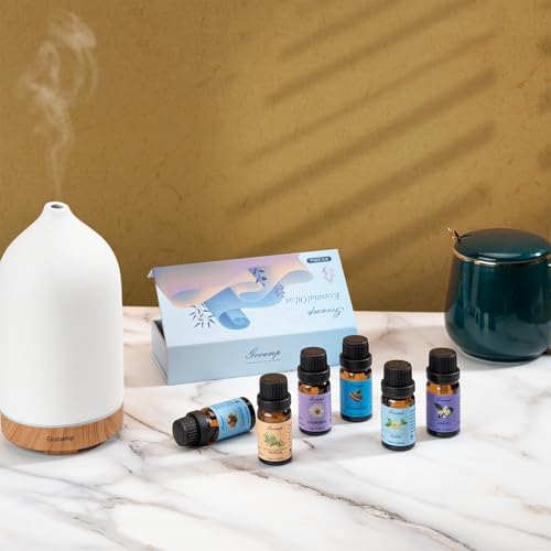 Gooamp Essential Oils Set-Top 6 Organic Blends Scents for Diffuser for Home