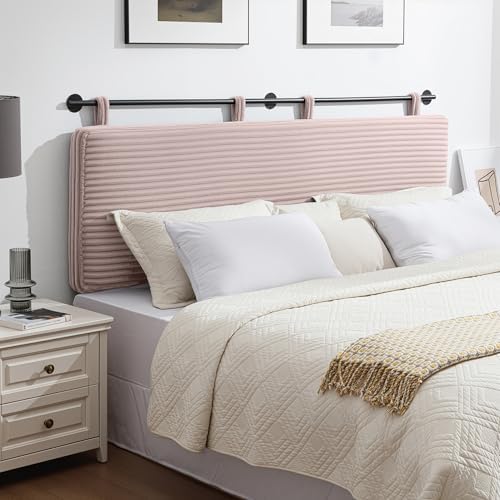 UEV King Headboard Only, Wall Mounted Hanging Upholstered Bed Head Board