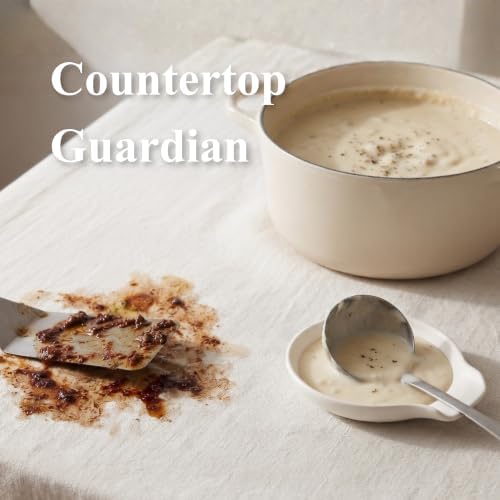LarqeeWare Ceramic Spoon Rest for Stove Top, Modern Kitchen Counter Holder