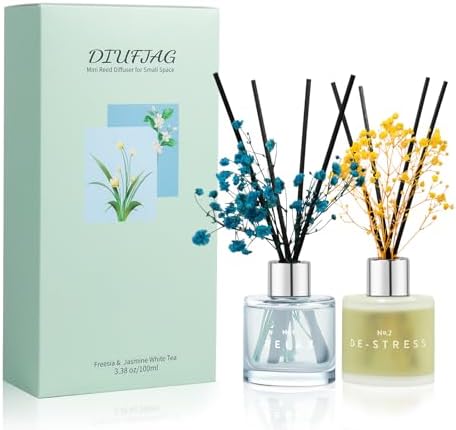 Freesia Jasmine White Tea Reed Diffuser Set