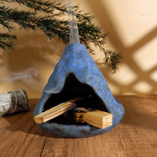 Zongzi Modeling Smudge Bowl, Palo Santo Chiminea & Sage Cone Burner Holder