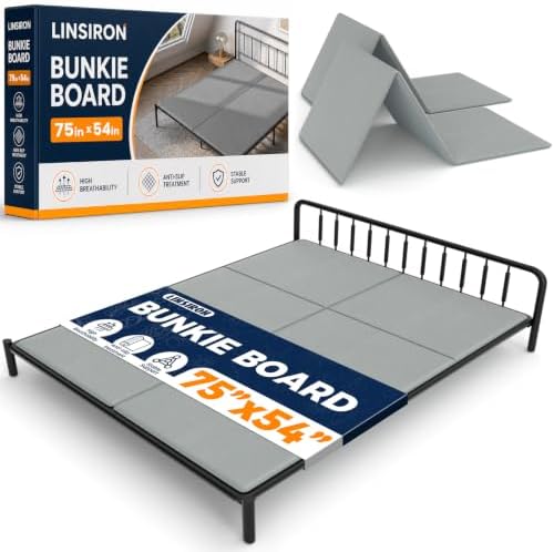 Bunkie Board Full Size 10mm (75x54), Anti-Slip Bed Slats Full