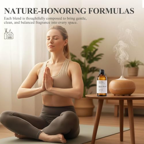 Hotel Essential Oil Collection Waterless Diffuser Oil - Premium Fragrance Oil for Ultrasonic Diffusers and Crafting - 4 Fl Oz