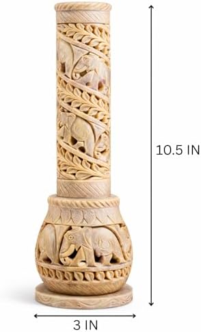 Carry Me Hand Carved Soapstone Incense Stick Holder